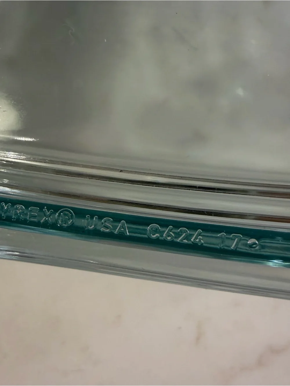 Pyrex Clear Glass Casserole Dish with Lid, 2 qt